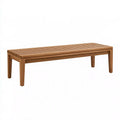 Gartenbank 180 x 45 x 45 cm aus Holz in Natur mit Lattenfläche